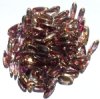 100 3x10mm Harlequin Lustre Dagger Beads